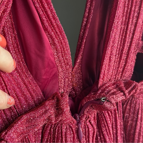 Revolve Line & Dot Deep V Maxi Dress Evening Gown – Size XS - Picture 3 of 9